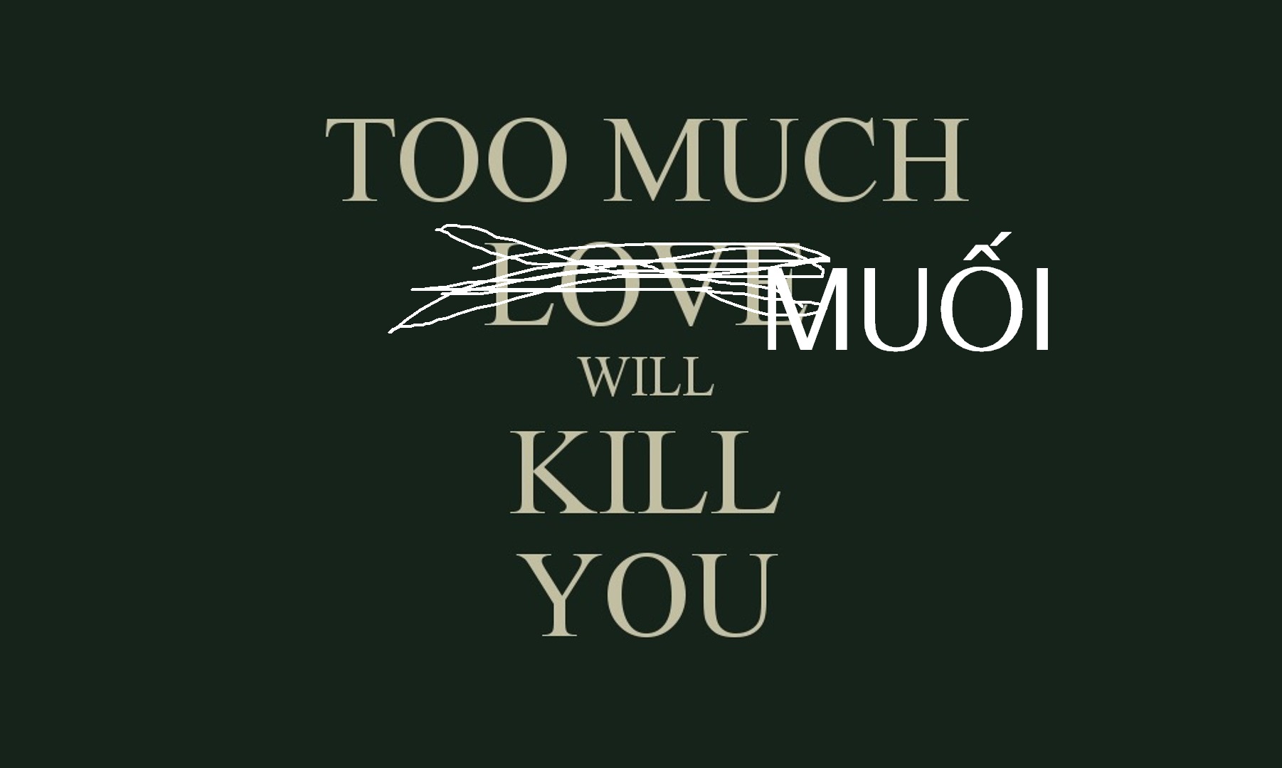 Too Much Salt Will Kill You